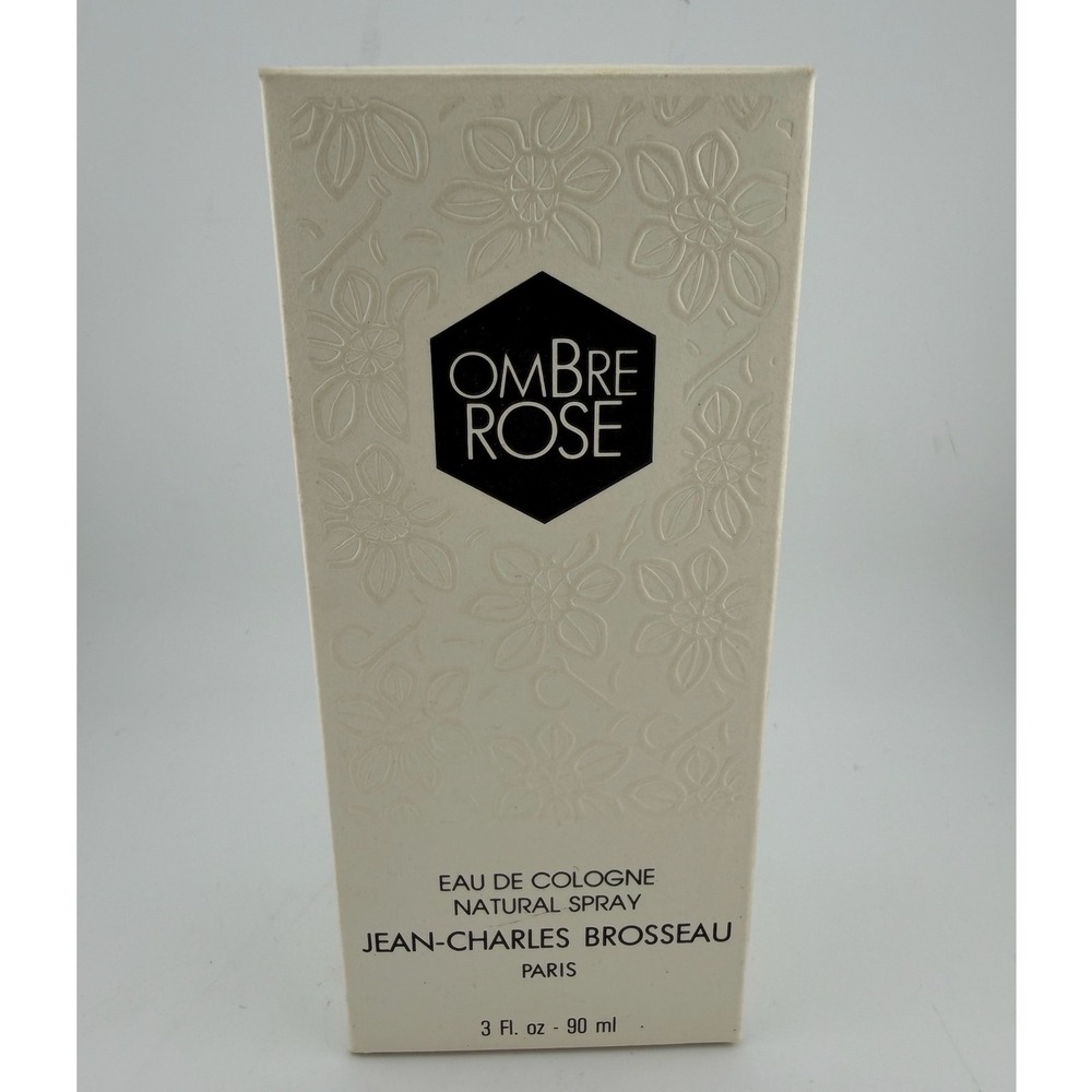 Jean-Charles Brosseau Ombre Rose 3oz 90ml EDC New Floral Spray France Vintage
